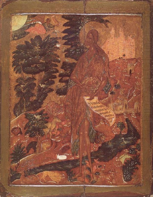 Saint John the Precursor in the Desert, unknow artist